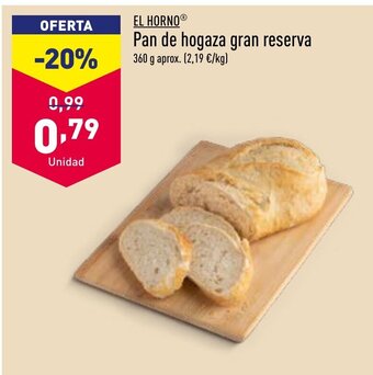 ALDI Pan de Hogaza Gran Reserva oferta