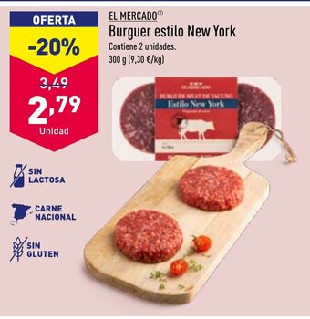 ALDI Burguer Estilo New York oferta