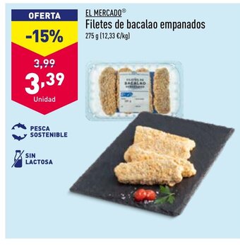 ALDI Filetes De Bacalao Empanados oferta