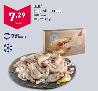 ALDI Langostino Crudo oferta