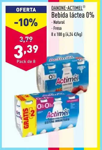 ALDI Bebida Láctea 0% oferta