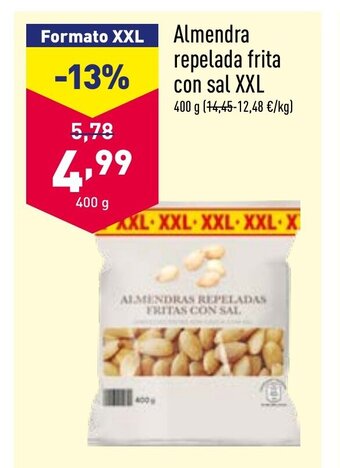 ALDI Almendra Repelada Frita Con Sal XXL oferta