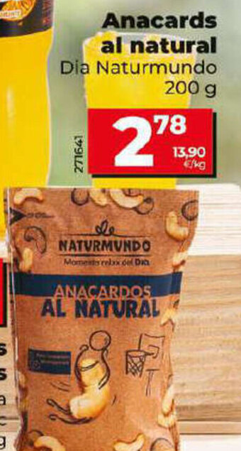 Dia Anacards Al natural oferta
