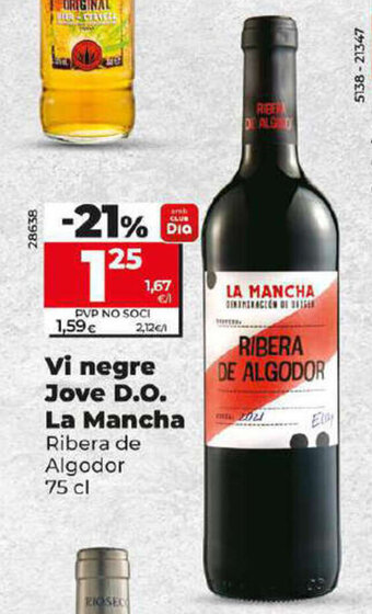 Dia Vi Negre Jove D.O. La Mancha oferta