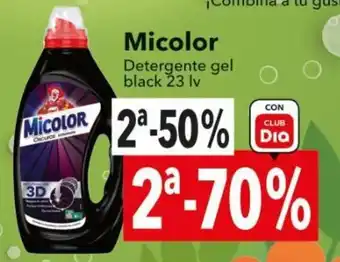 Clarel Micolor Detergente gel black 23lv oferta