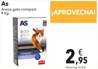 Clarel As Arena gato compact 4kg oferta
