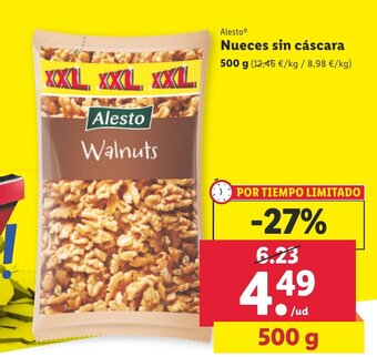 Lidl Nueces Sin Cáscara oferta