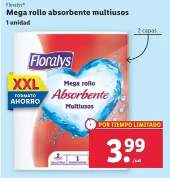 Lidl Mega Rollo Absorbente Multiusos oferta