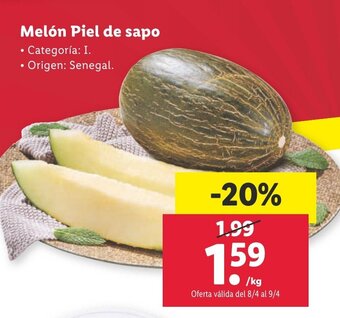 Lidl Melón Piel de Sapo oferta