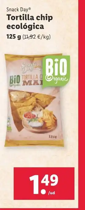 Lidl Tortilla Chip Ecológica oferta