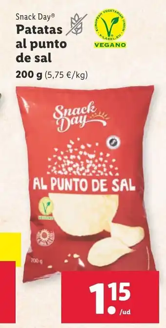 Lidl Patatas al Punto De Sal oferta