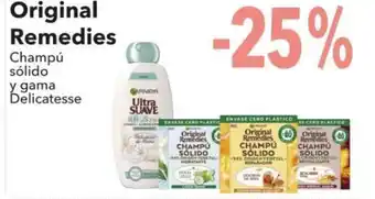 Clarel Original Remedies Champú sólido y gama Delicatesse oferta