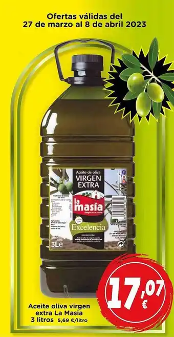 Supermercados Piedra Aceite oliva virgen extra la masia oferta