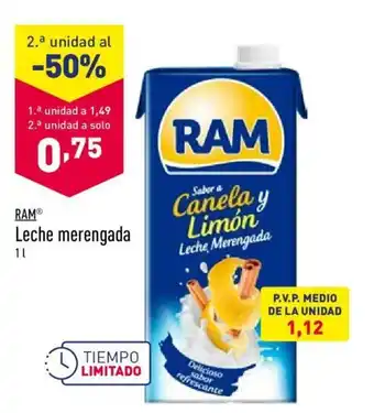 ALDI Ram Leche merengada 1L oferta