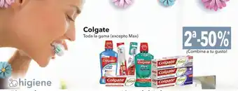 Clarel Colgate Toda is gama (excepto Max) oferta
