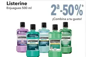 Clarel Listerine Enjuagues 500ml oferta