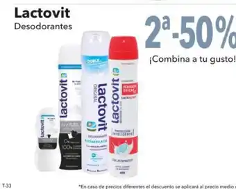 Clarel Lactovit Desodorantes oferta