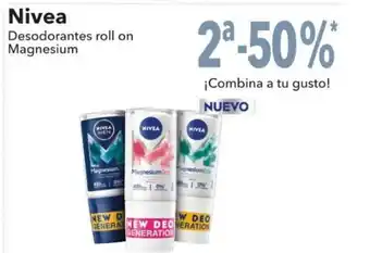 Clarel Nivea Desodorantes roll on Magnesium oferta