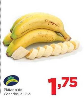 Alimerka Plátano de canarias, el kilo oferta