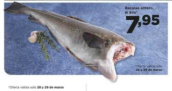 Alimerka Bacalao entero, el kilo oferta
