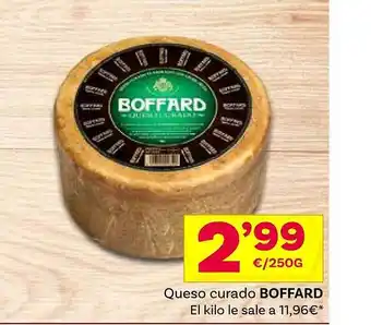 Supermercados Dani Queso curado boffard el kilo oferta