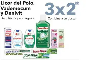Clarel Licor del Polo, Vademecum y Denivit Dentífricos y enjuagues oferta
