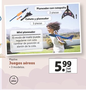 Lidl Playtive Juegos Aéreos oferta