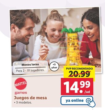 Lidl Juegos De Mesa oferta