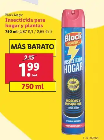 Lidl Insecticida Para Hogar y Plantas oferta
