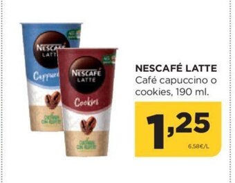 Alimerka Nescafé Latte oferta