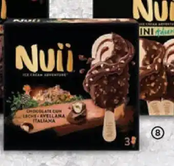 Alimerka Nuii Helado Con Chocolate y Avellana Italiana, Pack 3 oferta