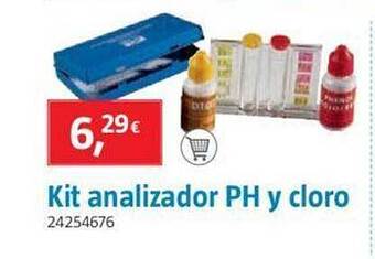Bauhaus Kit analizador ph y cloro oferta