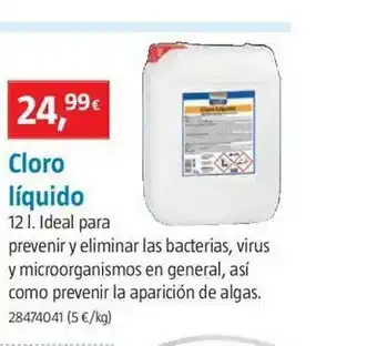 Bauhaus Cloro líquido oferta