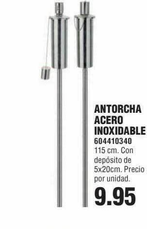 Coinfer Antorcha acero inoxidable oferta