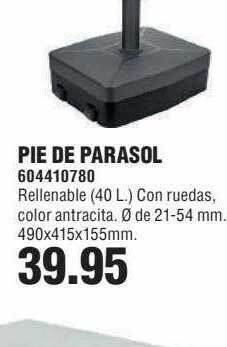 Coinfer Pie de parasol oferta