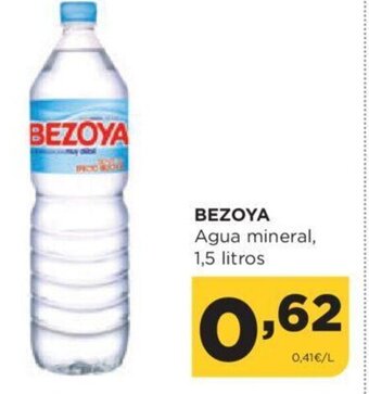 Alimerka Bezoya Agua Mineral, 1.5 Litros oferta