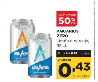 Alimerka Aquarius Zero oferta