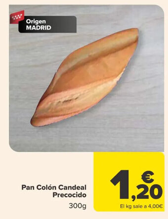 Carrefour Pan Colón Candeal Precocido oferta