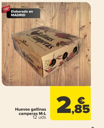 Carrefour Huevos Gallinas Camperas M-L oferta