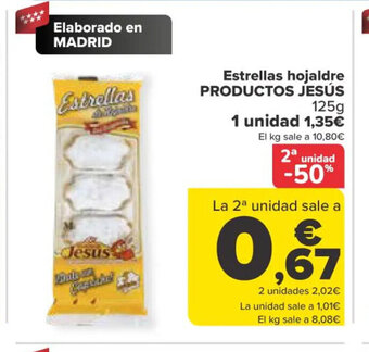 Carrefour Estrellas Hojaldre Productos Jesus oferta