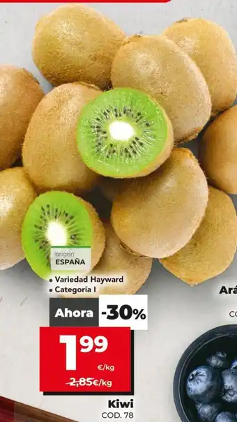 Dia Kiwi España Variedad Hayward Categoría 1 oferta
