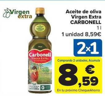Carrefour Market Aceite de oliva virgen extra carbonell oferta