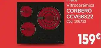 Conforama Placa vitrocerámica corberó ccvg8322 oferta