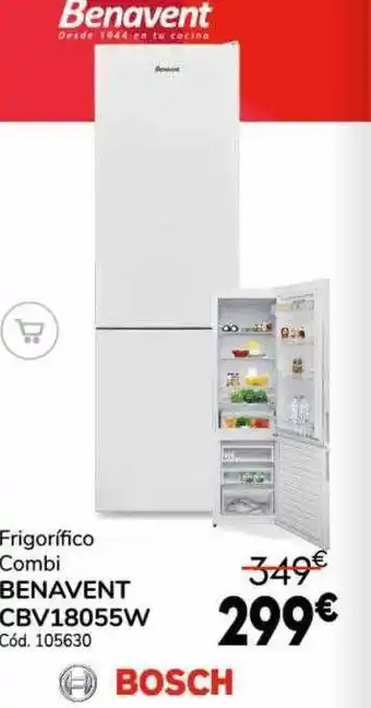 Conforama Frigorífico combi benavent cbv18055w oferta
