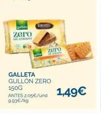 Supermercados La Despensa Galleta gullón zero oferta