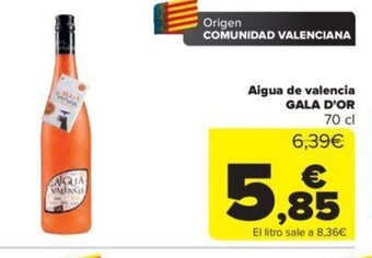 Carrefour Aigua De Valencia Gala D'Or oferta