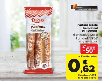 Carrefour Fartons Receta Tradicional Dulcesol oferta