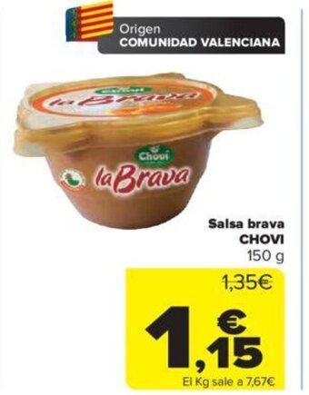 Carrefour Salsa Brava Chovi oferta