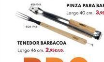 BricoCentro 04  tenedor barbacoa largo 46 cm. 2,95€/ud. oferta