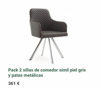Merkamueble Silla de comedor oferta
